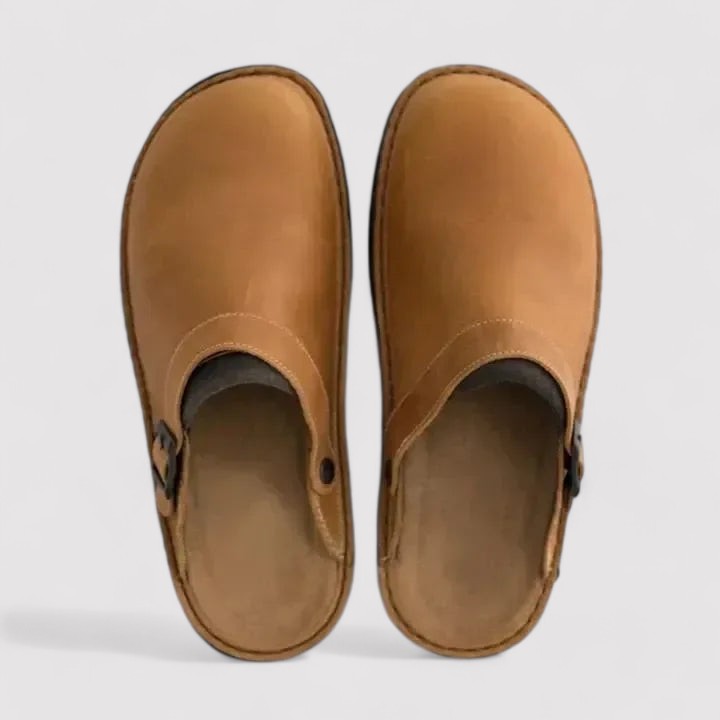 Monarch | Orthopaedic Leather Shoes-Slippers Unisex