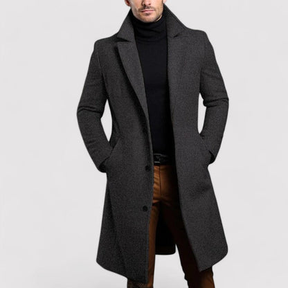 Monarch | Men's Long Merino Wool Winter Coat