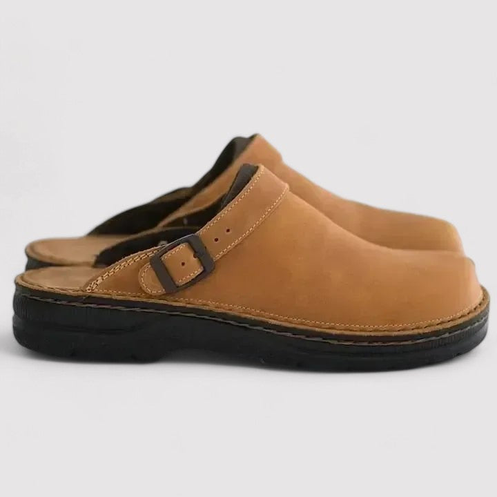 Monarch | Orthopaedic Leather Shoes-Slippers Unisex