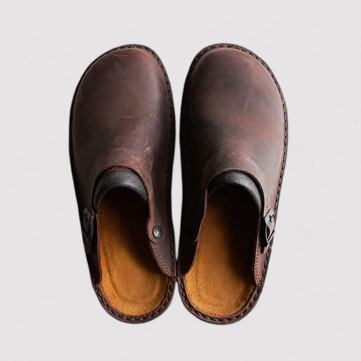 Monarch | Orthopaedic Leather Shoes-Slippers Unisex