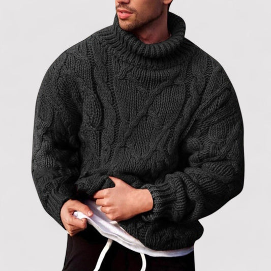 Monarch | Knitted Winter Turtleneck With For Men