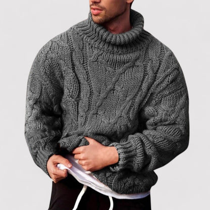 Monarch | Knitted Winter Turtleneck With For Men