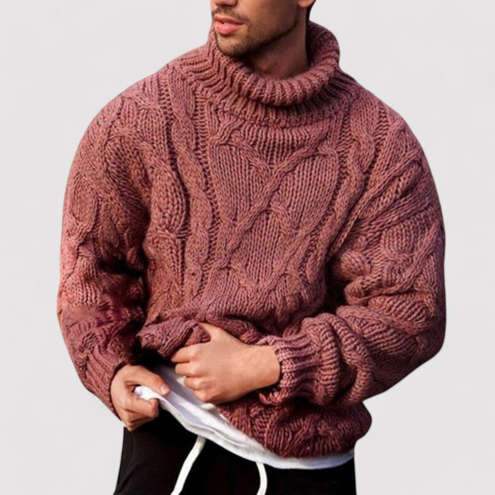 Monarch | Knitted Winter Turtleneck With For Men