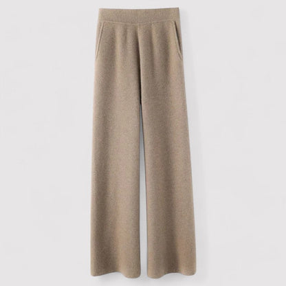 Monarch | Women's High Waist Wide Leg Cashmere Sweatpants