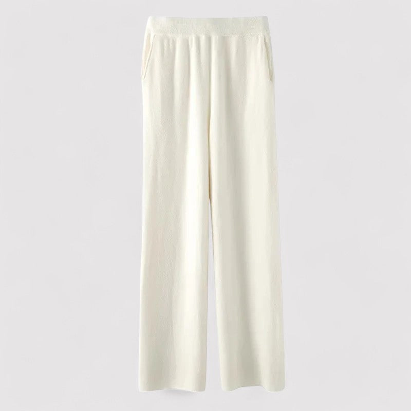 Monarch | Women's High Waist Wide Leg Cashmere Sweatpants