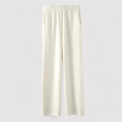 Monarch | Women's High Waist Wide Leg Cashmere Sweatpants