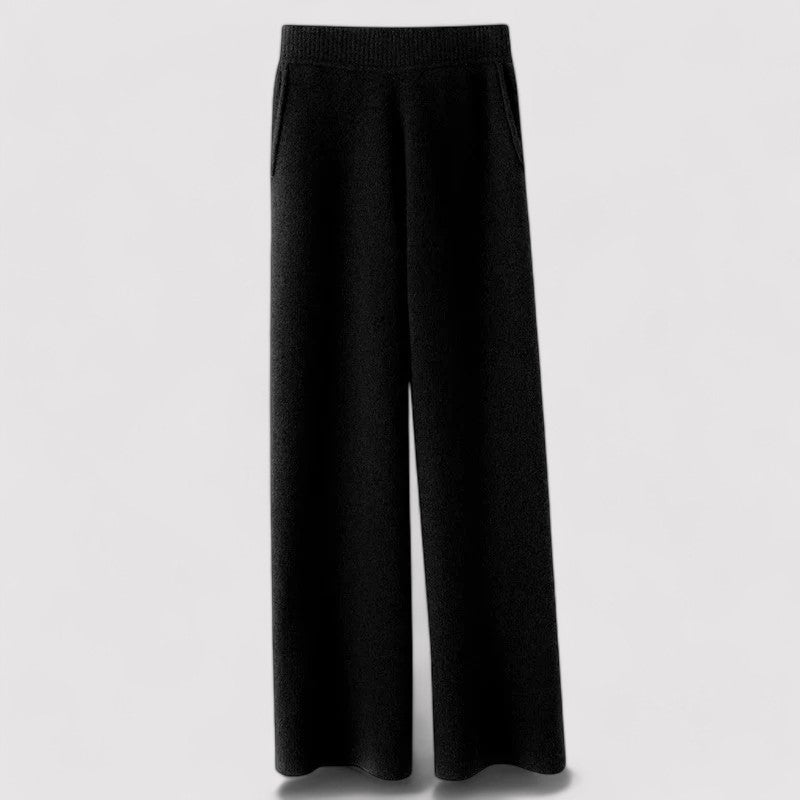 Monarch | Women's High Waist Wide Leg Cashmere Sweatpants