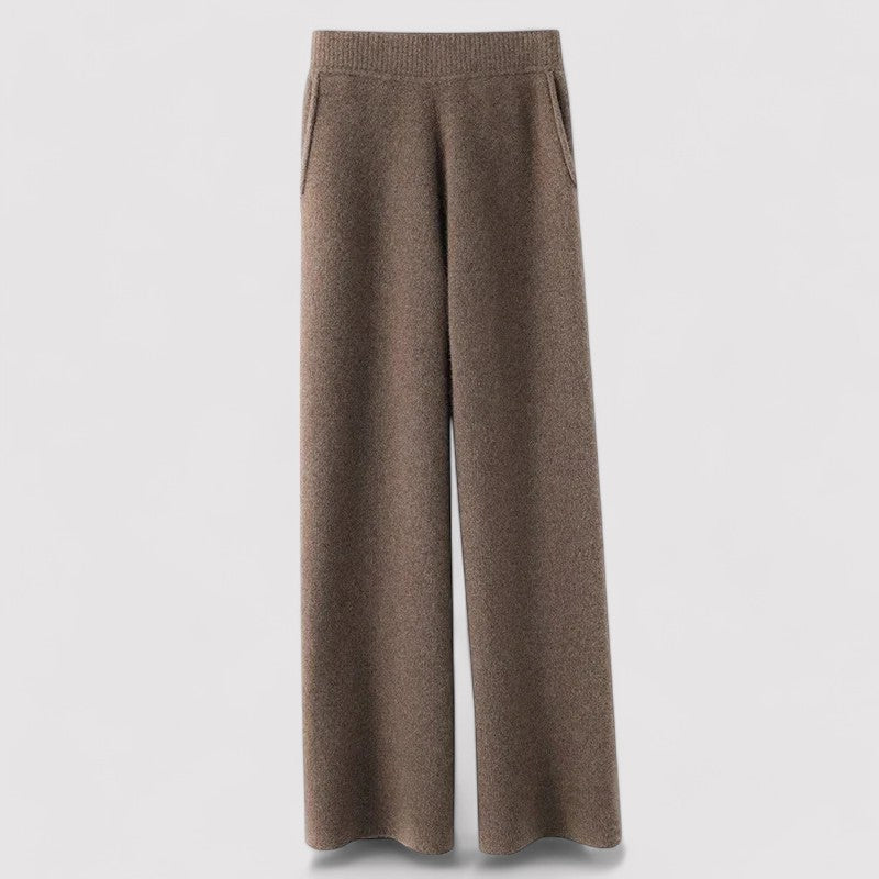 Monarch | Women's High Waist Wide Leg Cashmere Sweatpants