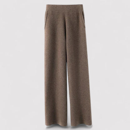 Monarch | Women's High Waist Wide Leg Cashmere Sweatpants