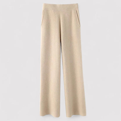 Monarch | Women's High Waist Wide Leg Cashmere Sweatpants