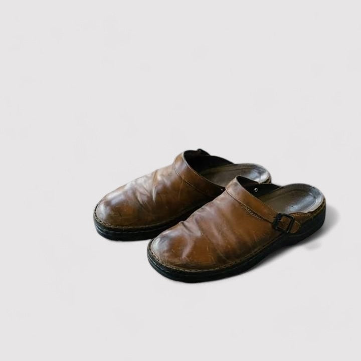 Monarch | Orthopaedic Leather Shoes-Slippers Unisex